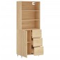 vidaXL Highboard Sonoma-Eiche 69,5x34x180 cm Holzwerkstoff vidaXL Highboard Sonoma-Eiche 69,5x34x180 cm Holzwerkstoff