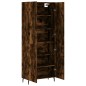 Highboard Räuchereiche 69,5x34x180 cm Holzwerkstoff Highboard Räuchereiche 69,5x34x180 cm Holzwerkstoff