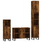 vidaXL 3-tlg. Badmöbel-Set Räuchereiche Holzwerkstoff vidaXL 3-tlg. Badmöbel-Set Räuchereiche Holzwerkstoff