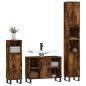 vidaXL 3-tlg. Badmöbel-Set Räuchereiche Holzwerkstoff vidaXL 3-tlg. Badmöbel-Set Räuchereiche Holzwerkstoff