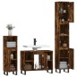 vidaXL 3-tlg. Badmöbel-Set Räuchereiche Holzwerkstoff vidaXL 3-tlg. Badmöbel-Set Räuchereiche Holzwerkstoff
