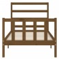vidaXL Bettrahmen mit Kopfteil Honigbraun 90x190 cm Massivholz vidaXL Bettrahmen mit Kopfteil Honigbraun 90x190 cm Massivholz