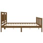 vidaXL Bettgestell mit Kopfteil Honigbraun 180x200 cm Massivholz vidaXL Bettgestell mit Kopfteil Honigbraun 180x200 cm Massivholz