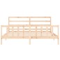 vidaXL Bettgestell mit Kopfteil 180x200 cm Massivholz vidaXL Bettgestell mit Kopfteil 180x200 cm Massivholz