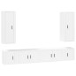 vidaXL 6-tlg. TV-Schrank-Set Weiß Holzwerkstoff vidaXL 6-tlg. TV-Schrank-Set Weiß Holzwerkstoff