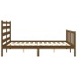 vidaXL Massivholzbett mit Kopfteil Honigbraun 160x200 cm vidaXL Massivholzbett mit Kopfteil Honigbraun 160x200 cm