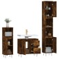 vidaXL 3-tlg. Badmöbel-Set Räuchereiche Holzwerkstoff vidaXL 3-tlg. Badmöbel-Set Räuchereiche Holzwerkstoff