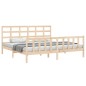 vidaXL Massivholzbett mit Kopfteil 160x200 cm vidaXL Massivholzbett mit Kopfteil 160x200 cm