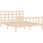 vidaXL Massivholzbett mit Kopfteil 160x200 cm vidaXL Massivholzbett mit Kopfteil 160x200 cm