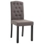 Esszimmerstühle 2 Stück Taupe Stoff Esszimmerstühle 2 Stück Taupe Stoff