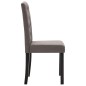 Esszimmerstühle 2 Stück Taupe Stoff Esszimmerstühle 2 Stück Taupe Stoff
