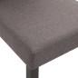 Esszimmerstühle 2 Stück Taupe Stoff Esszimmerstühle 2 Stück Taupe Stoff