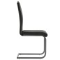 Freischwinger 4 Stk. Grau Kunstleder Freischwinger 4 Stk. Grau Kunstleder