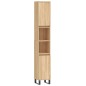 vidaXL 3-tlg. Badmöbel-Set Sonoma-Eiche Holzwerkstoff vidaXL 3-tlg. Badmöbel-Set Sonoma-Eiche Holzwerkstoff