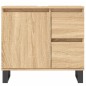 vidaXL 3-tlg. Badmöbel-Set Sonoma-Eiche Holzwerkstoff vidaXL 3-tlg. Badmöbel-Set Sonoma-Eiche Holzwerkstoff