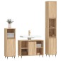 vidaXL 3-tlg. Badmöbel-Set Sonoma-Eiche Holzwerkstoff vidaXL 3-tlg. Badmöbel-Set Sonoma-Eiche Holzwerkstoff