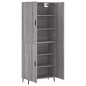Highboard Grau Sonoma 69,5x34x180 cm Holzwerkstoff Highboard Grau Sonoma 69,5x34x180 cm Holzwerkstoff