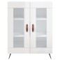 vidaXL Highboard Hochglanz-Weiß 69,5x34x180 cm Holzwerkstoff vidaXL Highboard Hochglanz-Weiß 69,5x34x180 cm Holzwerkstoff