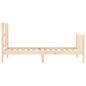 vidaXL Massivholzbett mit Kopfteil 90x200 cm vidaXL Massivholzbett mit Kopfteil 90x200 cm
