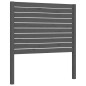 vidaXL Massivholzbett mit Kopfteil Grau 90x200 cm vidaXL Massivholzbett mit Kopfteil Grau 90x200 cm