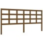 vidaXL Massivholzbett mit Kopfteil Honigbraun 200x200 cm vidaXL Massivholzbett mit Kopfteil Honigbraun 200x200 cm