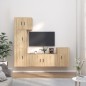 vidaXL 5-tlg. TV-Schrank-Set Sonoma-Eiche Holzwerkstoff vidaXL 5-tlg. TV-Schrank-Set Sonoma-Eiche Holzwerkstoff