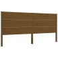 vidaXL Massivholzbett mit Kopfteil Honigbraun 200x200 cm vidaXL Massivholzbett mit Kopfteil Honigbraun 200x200 cm