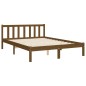 vidaXL Massivholzbett mit Kopfteil Honigbraun 120x200 cm vidaXL Massivholzbett mit Kopfteil Honigbraun 120x200 cm