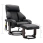TV-Massagesessel Schwarz Kunstleder TV-Massagesessel Schwarz Kunstleder