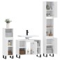 vidaXL 3-tlg. Badmöbel-Set Weiß Holzwerkstoff vidaXL 3-tlg. Badmöbel-Set Weiß Holzwerkstoff