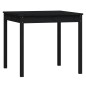 vidaXL 3-tlg. Garten-Bistro-Set Schwarz Massivholz Kiefer