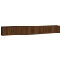 vidaXL TV-Wandschränke 3 Stk. Braun Eichen-Optik 100x34,5x40 cm vidaXL TV-Wandschränke 3 Stk. Braun Eichen-Optik 100x34,5x40 cm
