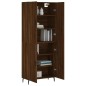 Highboard Braun Eichen-Optik 69,5x34x180 cm Holzwerkstoff Highboard Braun Eichen-Optik 69,5x34x180 cm Holzwerkstoff
