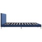 vidaXL Bettgestell Blau Stoff 180 x 200 cm vidaXL Bettgestell Blau Stoff 180 x 200 cm