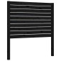 vidaXL Massivholzbett mit Kopfteil Schwarz 90x200 cm vidaXL Massivholzbett mit Kopfteil Schwarz 90x200 cm