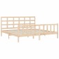 vidaXL Bettgestell mit Kopfteil 180x200 cm Massivholz vidaXL Bettgestell mit Kopfteil 180x200 cm Massivholz