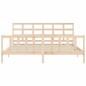 vidaXL Bettgestell mit Kopfteil 180x200 cm Massivholz vidaXL Bettgestell mit Kopfteil 180x200 cm Massivholz
