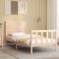 vidaXL Massivholzbett mit Kopfteil 90x200 cm vidaXL Massivholzbett mit Kopfteil 90x200 cm