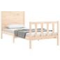 vidaXL Massivholzbett mit Kopfteil 90x200 cm vidaXL Massivholzbett mit Kopfteil 90x200 cm