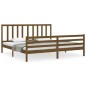 vidaXL Massivholzbett mit Kopfteil Honigbraun 200x200 cm vidaXL Massivholzbett mit Kopfteil Honigbraun 200x200 cm