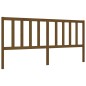 vidaXL Massivholzbett mit Kopfteil Honigbraun 200x200 cm vidaXL Massivholzbett mit Kopfteil Honigbraun 200x200 cm
