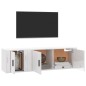 vidaXL 2-tlg. TV-Schrank-Set Hochglanz-Weiß Holzwerkstoff vidaXL 2-tlg. TV-Schrank-Set Hochglanz-Weiß Holzwerkstoff