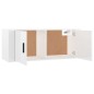 vidaXL 2-tlg. TV-Schrank-Set Hochglanz-Weiß Holzwerkstoff vidaXL 2-tlg. TV-Schrank-Set Hochglanz-Weiß Holzwerkstoff
