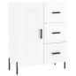 Highboard Hochglanz-Weiß 69,5x34x180 cm Holzwerkstoff Highboard Hochglanz-Weiß 69,5x34x180 cm Holzwerkstoff