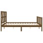 vidaXL Massivholzbett mit Kopfteil Honigbraun 160x200 cm vidaXL Massivholzbett mit Kopfteil Honigbraun 160x200 cm