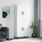 vidaXL Highboard Weiß 69,5x34x180 cm Holzwerkstoff vidaXL Highboard Weiß 69,5x34x180 cm Holzwerkstoff