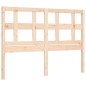 vidaXL Massivholzbett mit Kopfteil 140x190 cm vidaXL Massivholzbett mit Kopfteil 140x190 cm