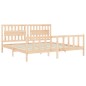 vidaXL Massivholzbett mit Kopfteil 200x200 cm vidaXL Massivholzbett mit Kopfteil 200x200 cm