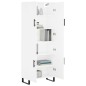 vidaXL Highboard Weiß 69,5x34x180 cm Holzwerkstoff vidaXL Highboard Weiß 69,5x34x180 cm Holzwerkstoff
