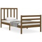 vidaXL Massivholzbett mit Kopfteil Honigbraun 90x200 cm vidaXL Massivholzbett mit Kopfteil Honigbraun 90x200 cm